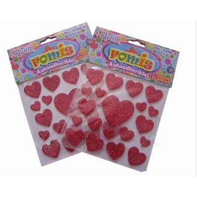 Glitter Foam Shapes Stickers