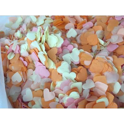 Tissue paper shapes confetti