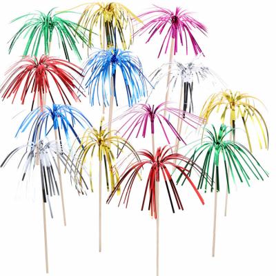 Metallic Palm Tree Picks