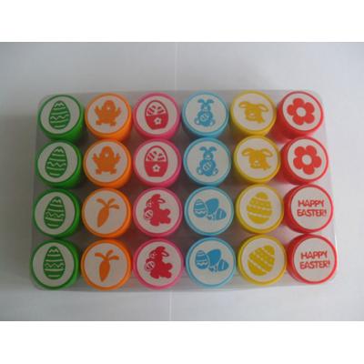 Easter Round Stamps DIY Scrapbooking School Kids Children Self Inking ...