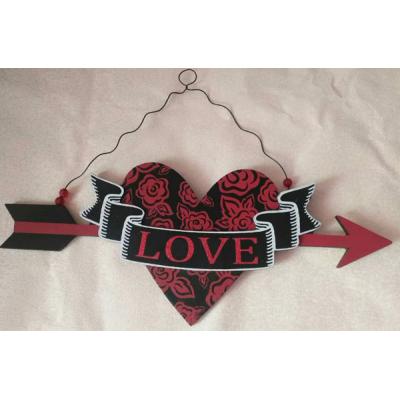 Wooden Shaped Ornament  -Sweet heart