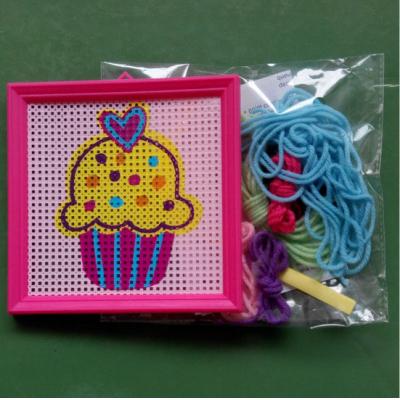 Craft  cross stitch for Kid DIY-Cupcake