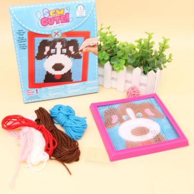Craft  cross stitch for Kid DIY-dog