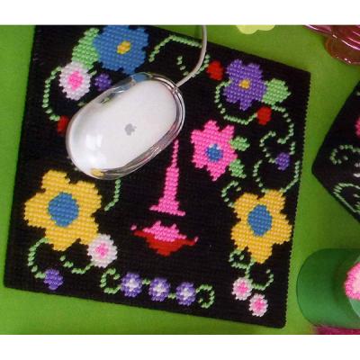 Cross stitch DIY mousepad