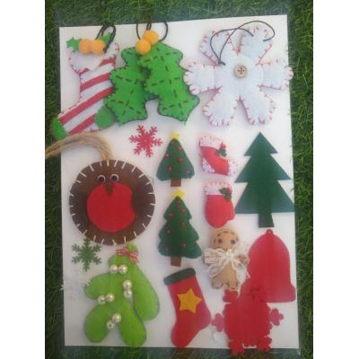 Hand Sewing Felt Christmas Ornament