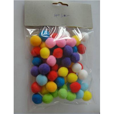 Colorful PomPoms for Craft Kits